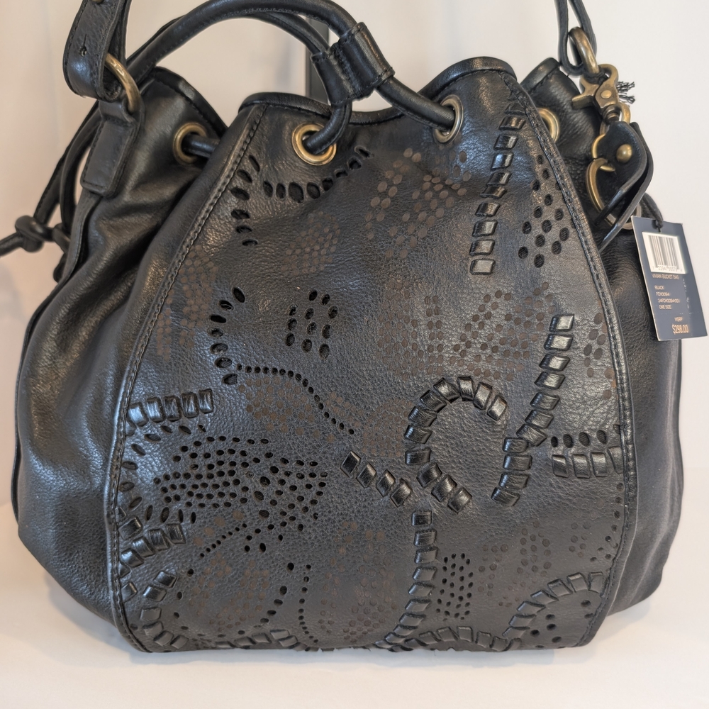 Frye Vivian Leather Bucket Bag NWT
